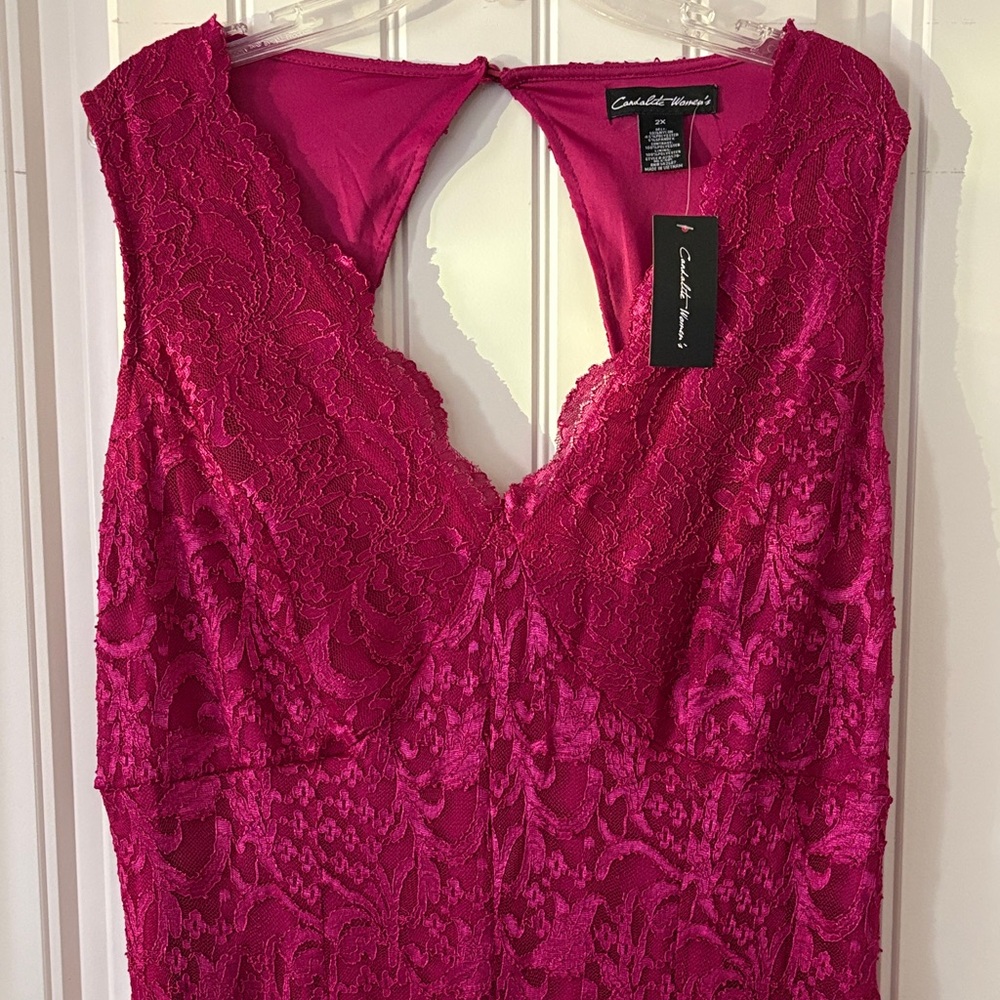 NWT  Lace long gown Dress prom wedding cocktail 🍸 evening
